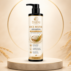EvoraCare Rice Water Shampoo.