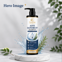 EvoraCare Anti Dandruff Shampoo.