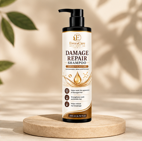 EvoraCare Damage Repair Shampoo.