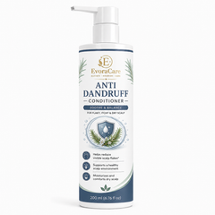 EvoraCare Anti Dandruff Conditioner for Dry & Flaky Scalp, Scalp Care Conditioner with Moisturizing Formula, Smooth & Manageable Hair Care, 200 ml