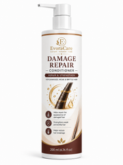 EvoraCare Damage Repair Conditioner for Dry, Weak & Brittle Hair, Nourishing Hair Conditioner for Smooth & Manageable Hair, Daily Hair Care Formula, 200 ml