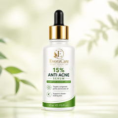 EvoraCare 15% Anti Acne Face Serum.