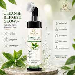 EvoraCare Green Tea Face Wash.